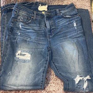 Altar’d State bell bottom ripped jeans